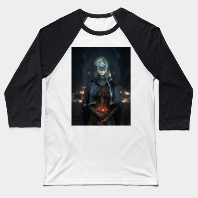 Fire Keeper Baseball T-Shirt by marisaj4488